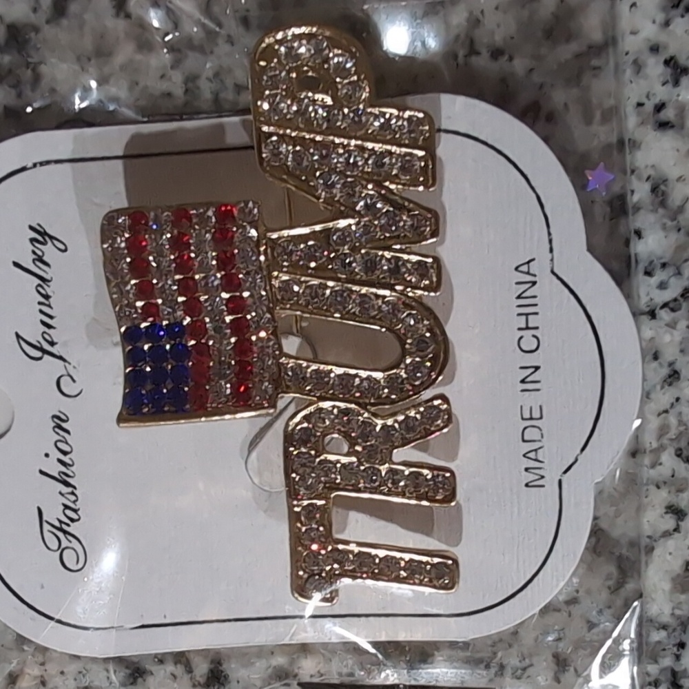 Trump Pin.New! 2" wide MAGA